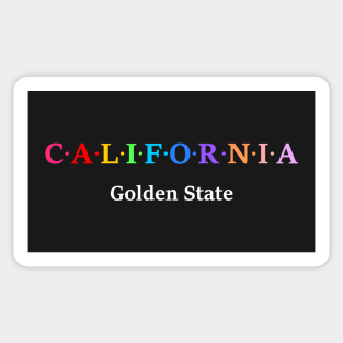 California, USA. Golden State Sticker